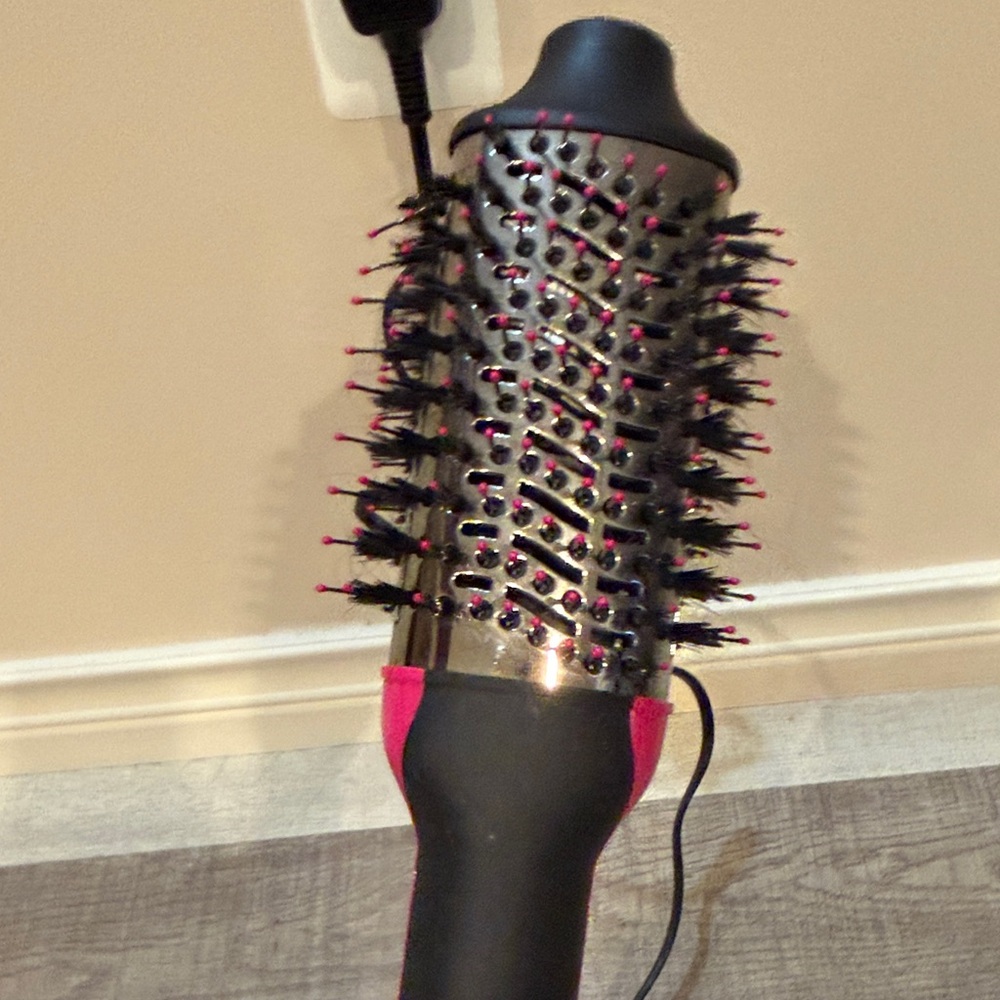 Revlon Black and Pink Hair Dryer Brush